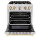 Autograph Edition 30 in. 4.2 cu. ft. Select Gas Range with 4 Burner Cooktop and Convection Gas Oven view 3