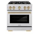 Autograph Edition 30 in. 4.2 cu. ft. Select Gas Range with 4 Burner Cooktop and Convection Gas Oven view 4