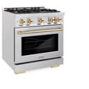 Autograph Edition 30 in. 4.2 cu. ft. Select Gas Range with 4 Burner Cooktop and Convection Gas Oven view 5