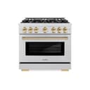 Autograph Edition 36 in. 5.2 cu. ft. Select Gas Range with 6 Burner Cooktop and Convection Gas Oven view 2