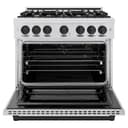 Autograph Edition 36 in. 5.2 cu. ft. Select Gas Range with 6 Burner Cooktop and Convection Gas Oven view 3