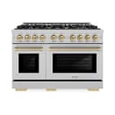 Autograph Edition 48 in. 6.7 cu. ft. Select Double Oven Gas Range with 8 Burner Cooktop view 2