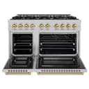 Autograph Edition 48 in. 6.7 cu. ft. Select Double Oven Gas Range with 8 Burner Cooktop view 3