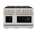 Autograph Edition 48 in. 6.7 cu. ft. Select Double Oven Gas Range with 8 Burner Cooktop view 4