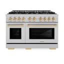 Autograph Edition 48 in. 6.7 cu. ft. Select Double Oven Gas Range with 8 Burner Cooktop view 4