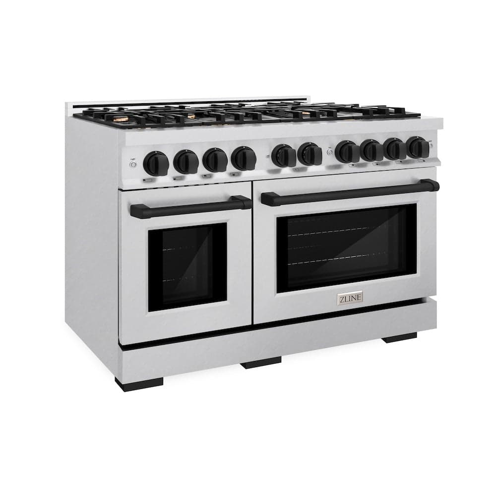 Autograph Edition 48 in. 6.7 cu. ft. Select Double Oven Gas Range with 8 Burner Cooktop