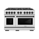Autograph Edition 48 in. 6.7 cu. ft. Select Double Oven Gas Range with 8 Burner Cooktop view 2