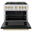 Autograph Edition 36 in. 5.2 cu. ft. Select Gas Range with 6 Burner Cooktop and Convection Gas Oven view 3