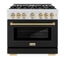 Autograph Edition 36 in. 5.2 cu. ft. Select Gas Range with 6 Burner Cooktop and Convection Gas Oven view 4