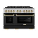 Autograph Edition 48 in. 6.7 cu. ft. Select Double Oven Gas Range with 8 Burner Cooktop view 4
