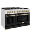 Autograph Edition 48 in. 6.7 cu. ft. Select Double Oven Gas Range with 8 Burner Cooktop view 5