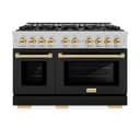 Autograph Edition 48 in. 6.7 cu. ft. Select Double Oven Gas Range with 8 Burner Cooktop view 4