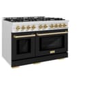 Autograph Edition 48 in. 6.7 cu. ft. Select Double Oven Gas Range with 8 Burner Cooktop view 5