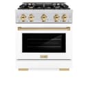 Autograph Edition 30 in. 4.2 cu. ft. Select Gas Range with 4 Burner Cooktop and Convection Gas Oven view 4