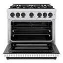 Autograph Edition 36 in. 5.2 cu. ft. Select Gas Range with 6 Burner Cooktop and Convection Gas Oven view 3