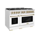 Autograph Edition 48 in. 6.7 cu. ft. Select Double Oven Gas Range with 8 Burner Cooktop view 1