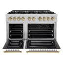 Autograph Edition 48 in. 6.7 cu. ft. Select Double Oven Gas Range with 8 Burner Cooktop view 3