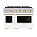 Autograph Edition 48 in. 6.7 cu. ft. Select Double Oven Gas Range with 8 Burner Cooktop view 4