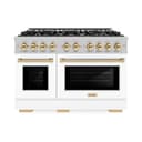 Autograph Edition 48 in. 6.7 cu. ft. Select Double Oven Gas Range with 8 Burner Cooktop view 2
