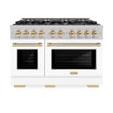 Autograph Edition 48 in. 6.7 cu. ft. Select Double Oven Gas Range with 8 Burner Cooktop view 4