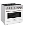 36 in. 5.2 cu. ft. Select Gas Range with 6 Burner Cooktop and Convection Gas Oven view 3