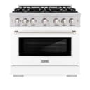 36 in. 5.2 cu. ft. Select Gas Range with 6 Burner Cooktop and Convection Gas Oven view 5