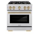 Autograph Edition 30 in. 4.2 cu. ft. Select Gas Range with 4 Burner Cooktop and Convection Gas Oven view 5