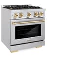 Autograph Edition 30 in. 4.2 cu. ft. Select Gas Range with 4 Burner Cooktop and Convection Gas Oven view 3
