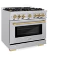 Autograph Edition 36 in. 5.2 cu. ft. Select Gas Range with 6 Burner Cooktop and Convection Gas Oven view 3