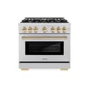 Autograph Edition 36 in. 5.2 cu. ft. Select Gas Range with 6 Burner Cooktop and Convection Gas Oven view 2