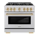 Autograph Edition 36 in. 5.2 cu. ft. Select Gas Range with 6 Burner Cooktop and Convection Gas Oven view 5