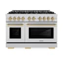 Autograph Edition 48 in. 6.7 cu. ft. Select Double Oven Gas Range with 8 Burner Cooktop view 4