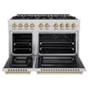 Autograph Edition 48 in. 6.7 cu. ft. Select Double Oven Gas Range with 8 Burner Cooktop view 5