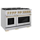 Autograph Edition 48 in. 6.7 cu. ft. Select Double Oven Gas Range with 8 Burner Cooktop view 3