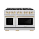 Autograph Edition 48 in. 6.7 cu. ft. Select Double Oven Gas Range with 8 Burner Cooktop view 4