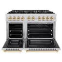 Autograph Edition 48 in. 6.7 cu. ft. Select Double Oven Gas Range with 8 Burner Cooktop view 5