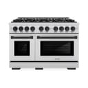 Autograph Edition 48 in. 6.7 cu. ft. Select Double Oven Gas Range with 8 Burner Cooktop view 2
