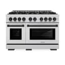 Autograph Edition 48 in. 6.7 cu. ft. Select Double Oven Gas Range with 8 Burner Cooktop view 3