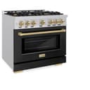 Autograph Edition 36 in. 5.2 cu. ft. Select Gas Range with 6 Burner Cooktop and Convection Gas Oven view 4