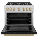 Autograph Edition 36 in. 5.2 cu. ft. Select Gas Range with 6 Burner Cooktop and Convection Gas Oven view 5