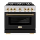 Autograph Edition 36 in. 5.2 cu. ft. Select Gas Range with 6 Burner Cooktop and Convection Gas Oven view 3