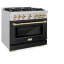 Autograph Edition 36 in. 5.2 cu. ft. Select Gas Range with 6 Burner Cooktop and Convection Gas Oven view 5