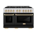 Autograph Edition 48 in. 6.7 cu. ft. Select Double Oven Gas Range with 8 Burner Cooktop view 2