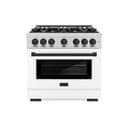 Autograph Edition 36 in. 5.2 cu. ft. Select Gas Range with 6 Burner Cooktop and Convection Gas Oven view 2