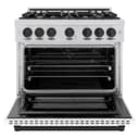 Autograph Edition 36 in. 5.2 cu. ft. Select Gas Range with 6 Burner Cooktop and Convection Gas Oven view 4