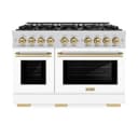 Autograph Edition 48 in. 6.7 cu. ft. Select Double Oven Gas Range with 8 Burner Cooktop view 4