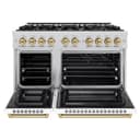 Autograph Edition 48 in. 6.7 cu. ft. Select Double Oven Gas Range with 8 Burner Cooktop view 5