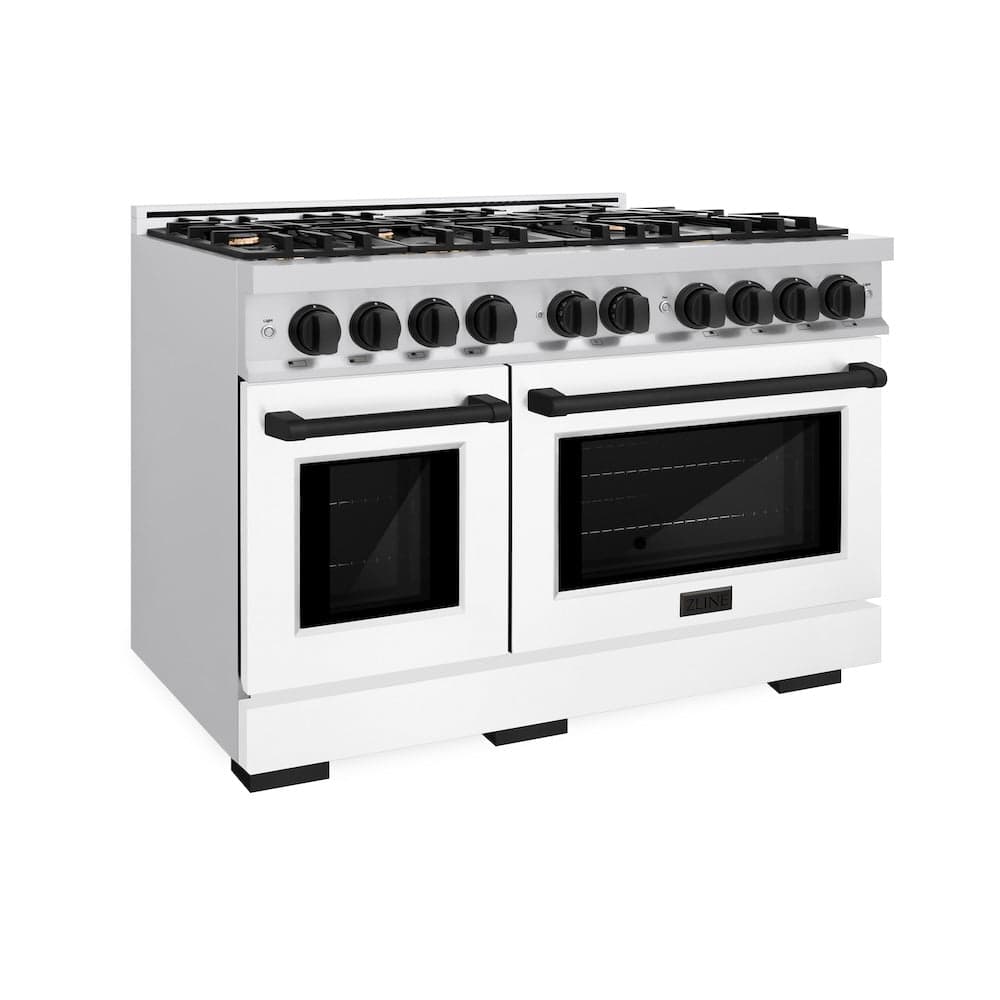 Autograph Edition 48 in. 6.7 cu. ft. Select Double Oven Gas Range with 8 Burner Cooktop
