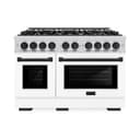 Autograph Edition 48 in. 6.7 cu. ft. Select Double Oven Gas Range with 8 Burner Cooktop view 2
