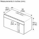 100 Series Over-The-Range Microwave 30'' Left SideOpening Door view 11